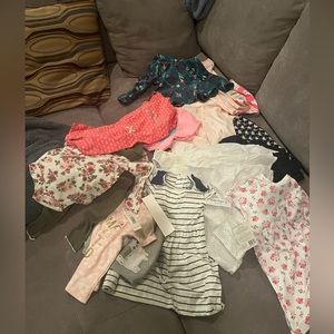 Bundle of 12-18 NWT girls clothes and one pair of shoes